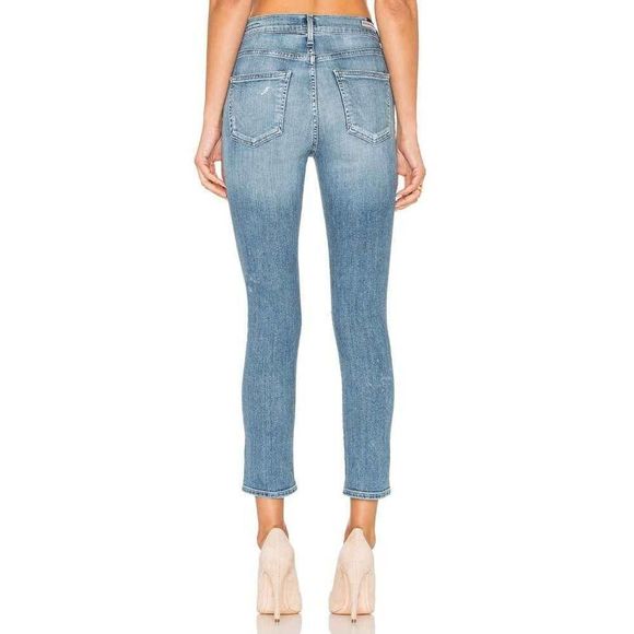 Citizens of Humanity High Rise Rocket Crop Womens Fizzle Skinny Jeans Size 26 - Picture 3 of 10